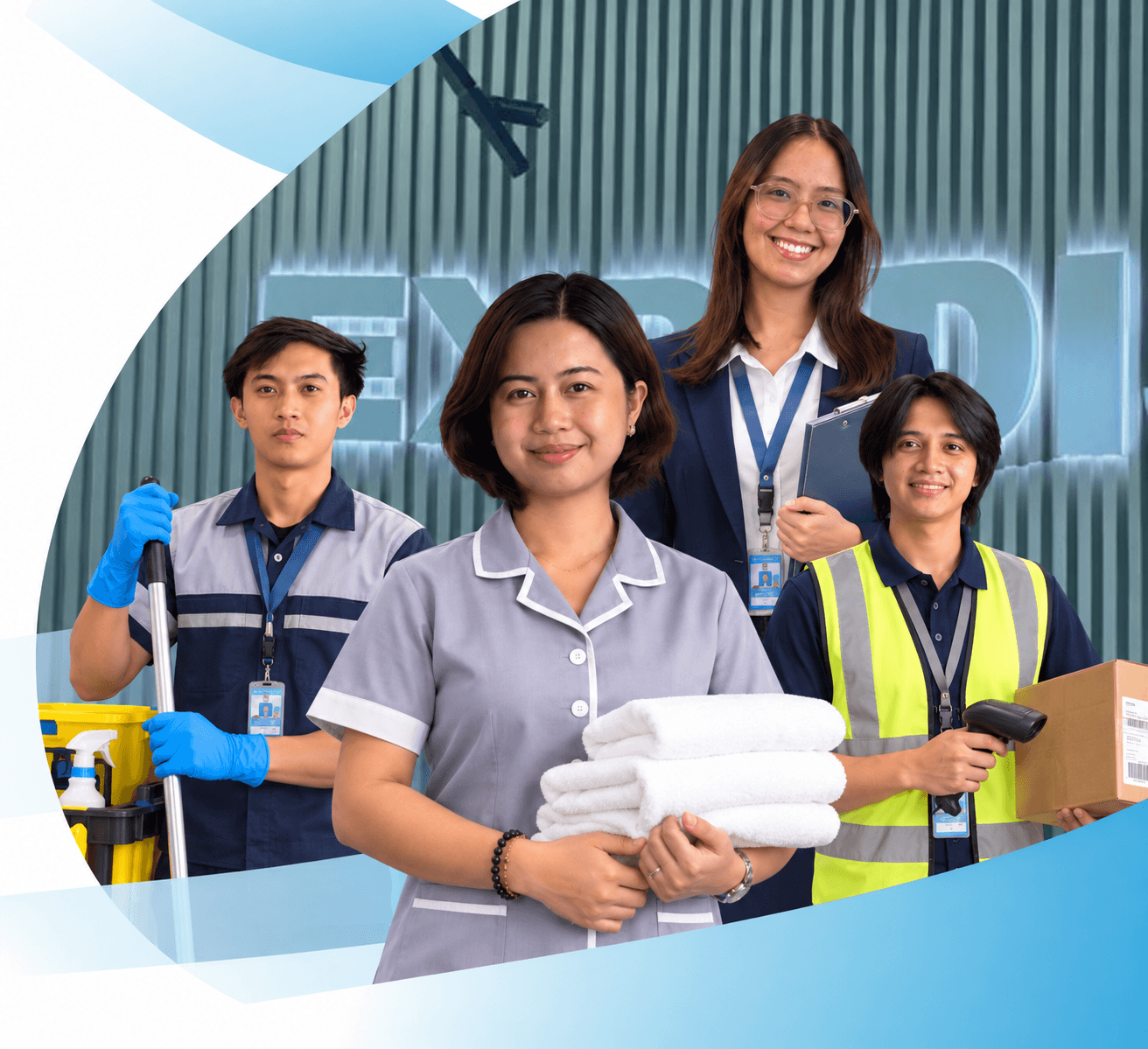 Expedise frontline workers